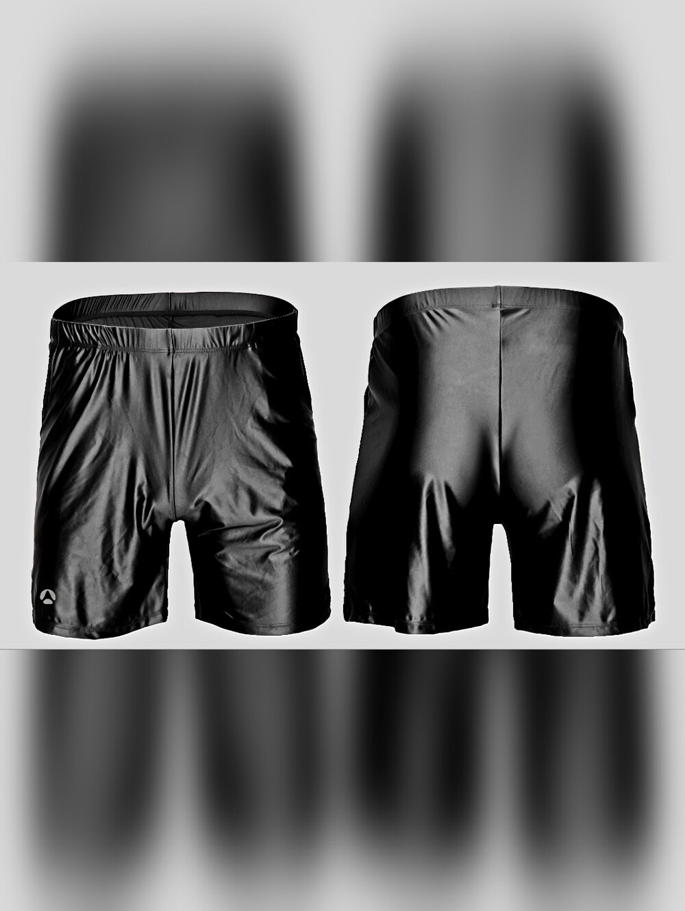 Men's Black  Amoresy. Nylon-spandex Shorts size Med